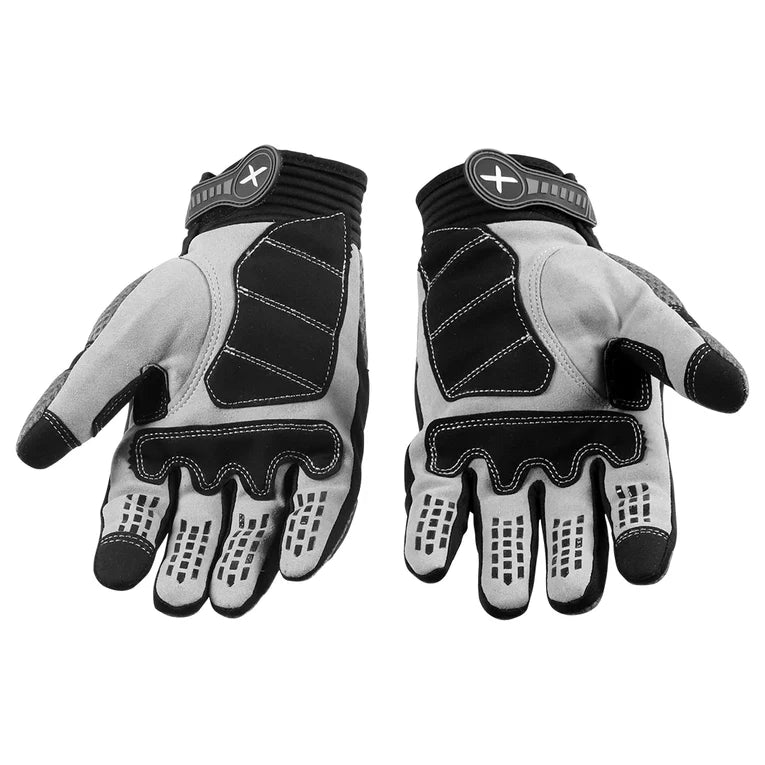AXOR Air Stream Black Grey Gloves Riding Gears