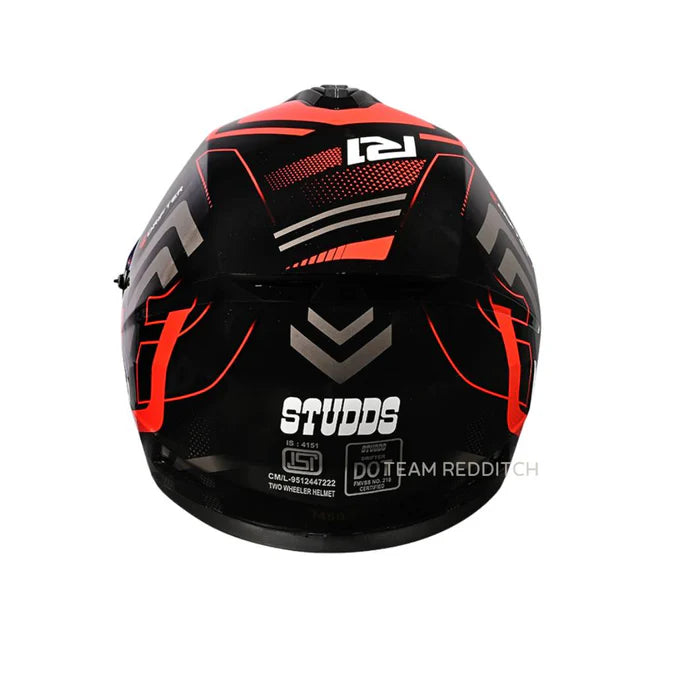STUDDS Drifter D4 R1 Matt Black N2 Full Face Helmet