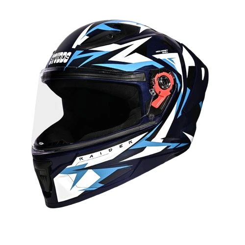 STUDDS Raider Super D1 Blue N6 Full Face Helmet