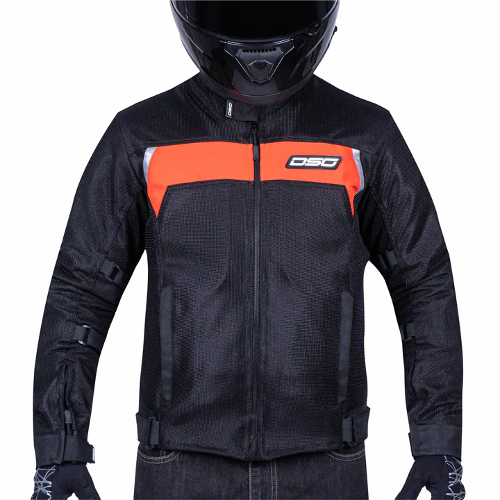 DSG Roadster Bk Red Jacket Riding Gears