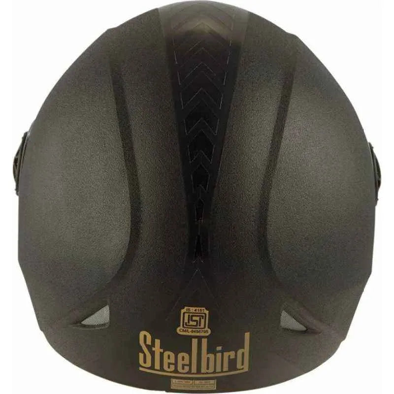 STEELBIRD Sbh 50 Adonis Black Full Face Helmet