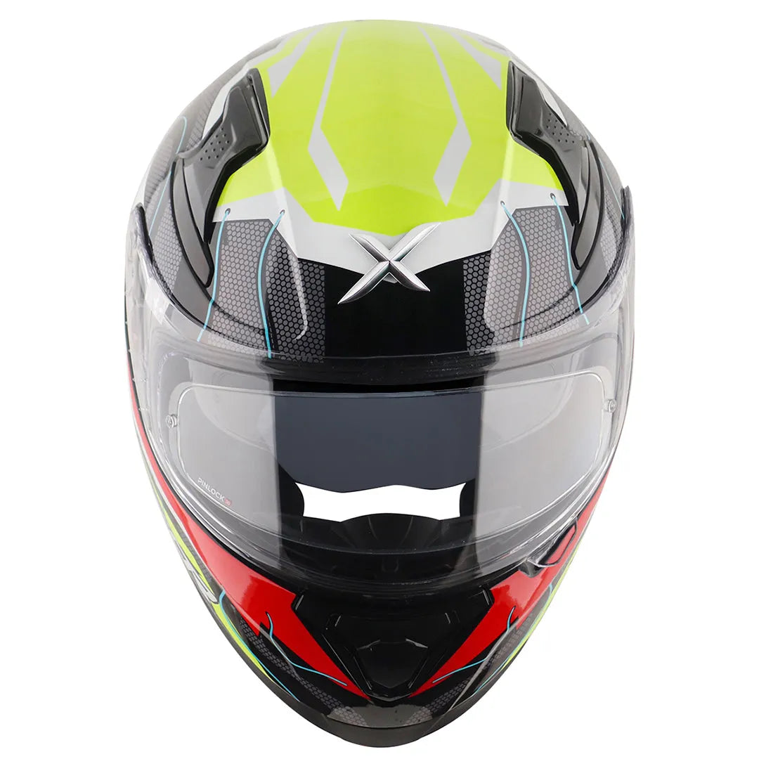 AXOR Apex Dynamo Black Neon Full Face Helmet