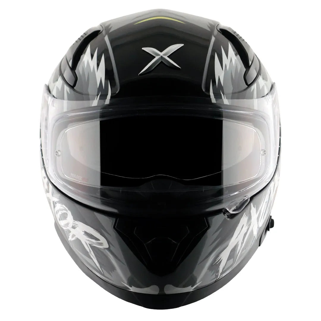AXOR Apex Falcon Black Grey Full Face Helmet