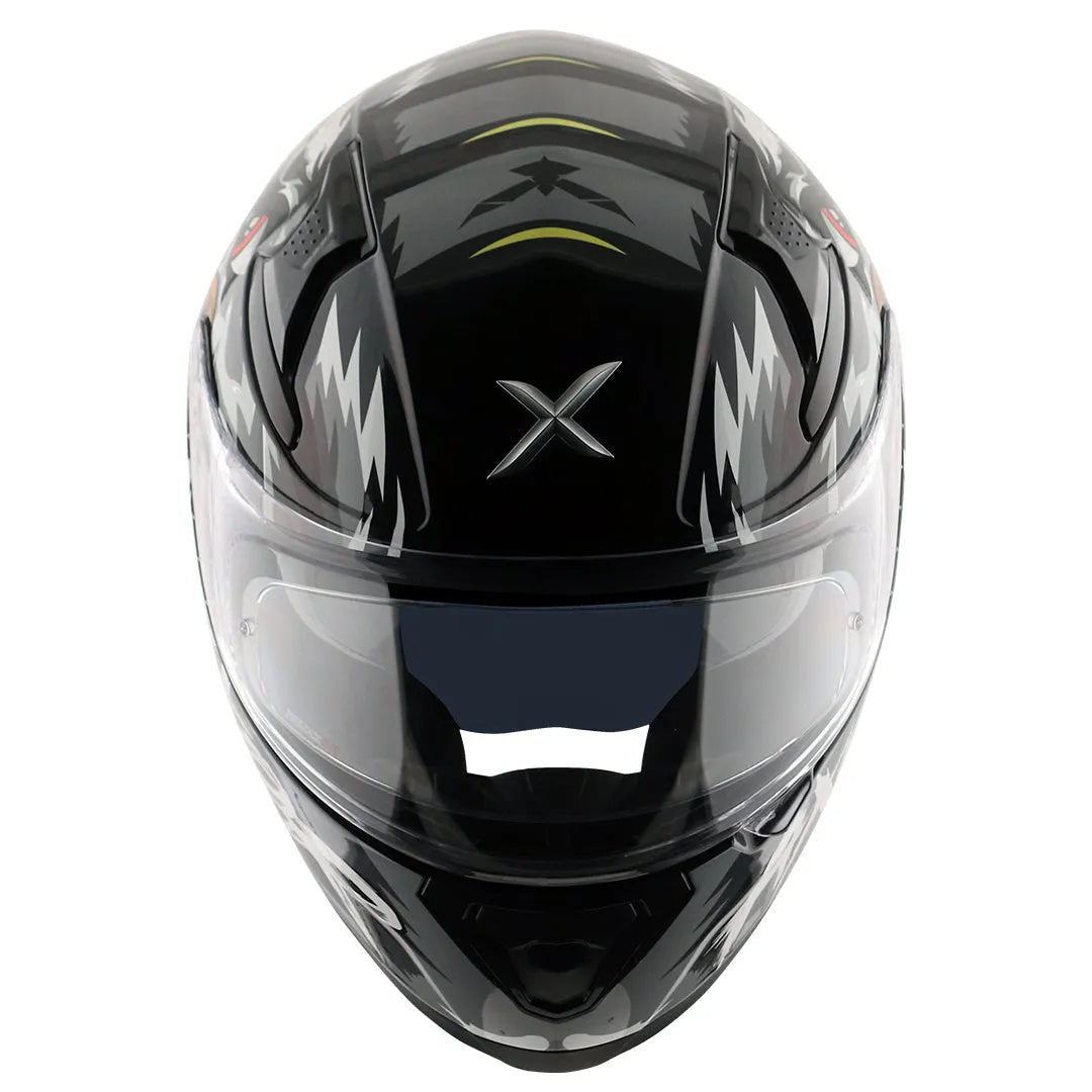 AXOR Apex Falcon Black Grey Full Face Helmet