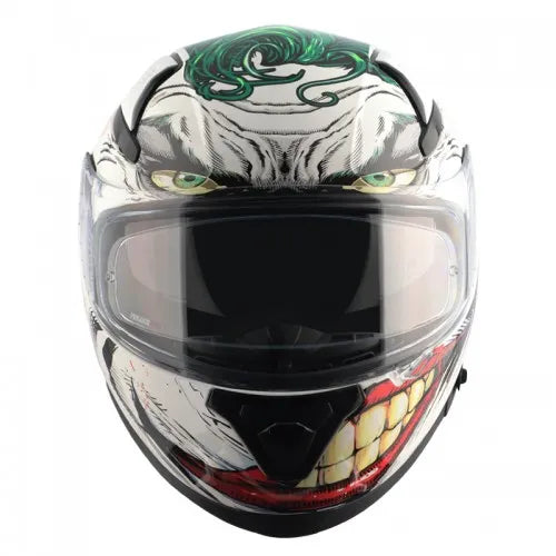 AXOR Apex Joker Special Edition White Green Full Face Helmet