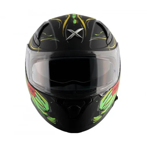 AXOR Apex Seadevil Dull Black Red Full Face Helmet