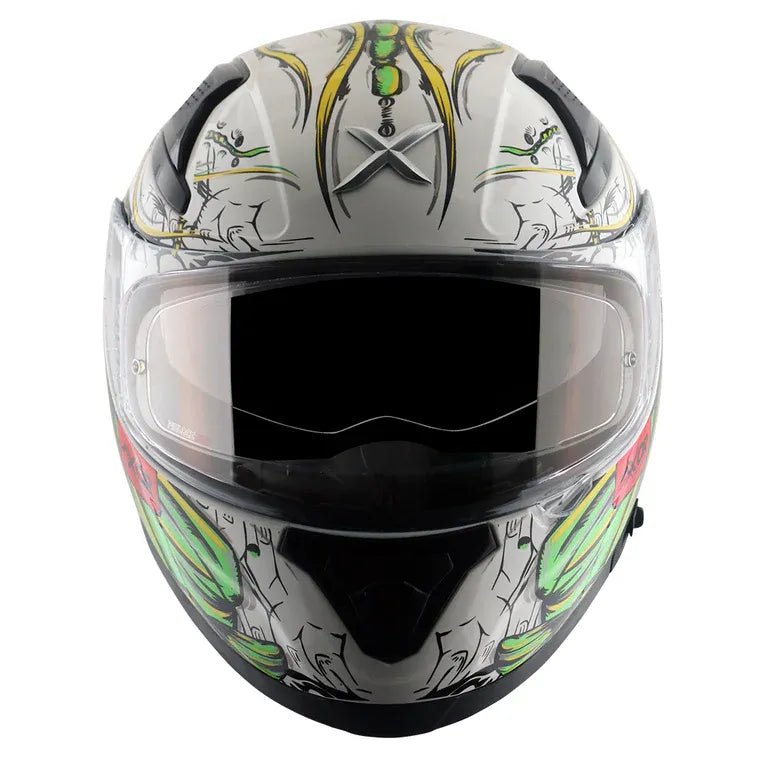 AXOR Apex Seadevil White Red Full Face Helmet