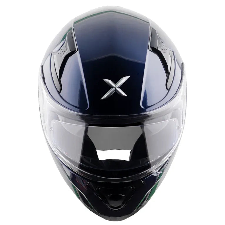 AXOR Apex Solid Deep Blue Full Face Helmet