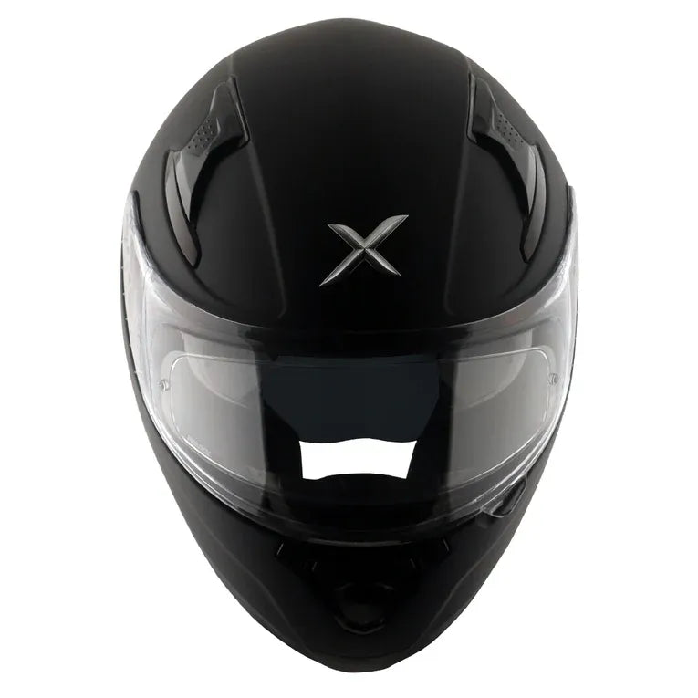 AXOR Apex Solid Dull Black Full Face Helmet