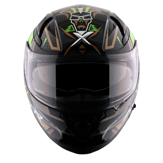 AXOR Apex Tiki Black Gold Full Face Helmet