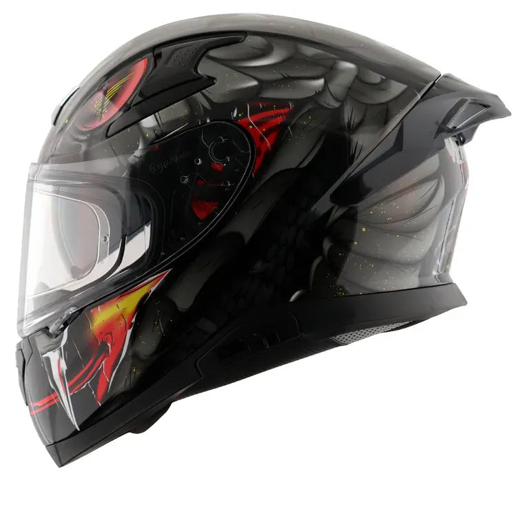 AXOR Apex Venomous Black Grey Full Face Helmet