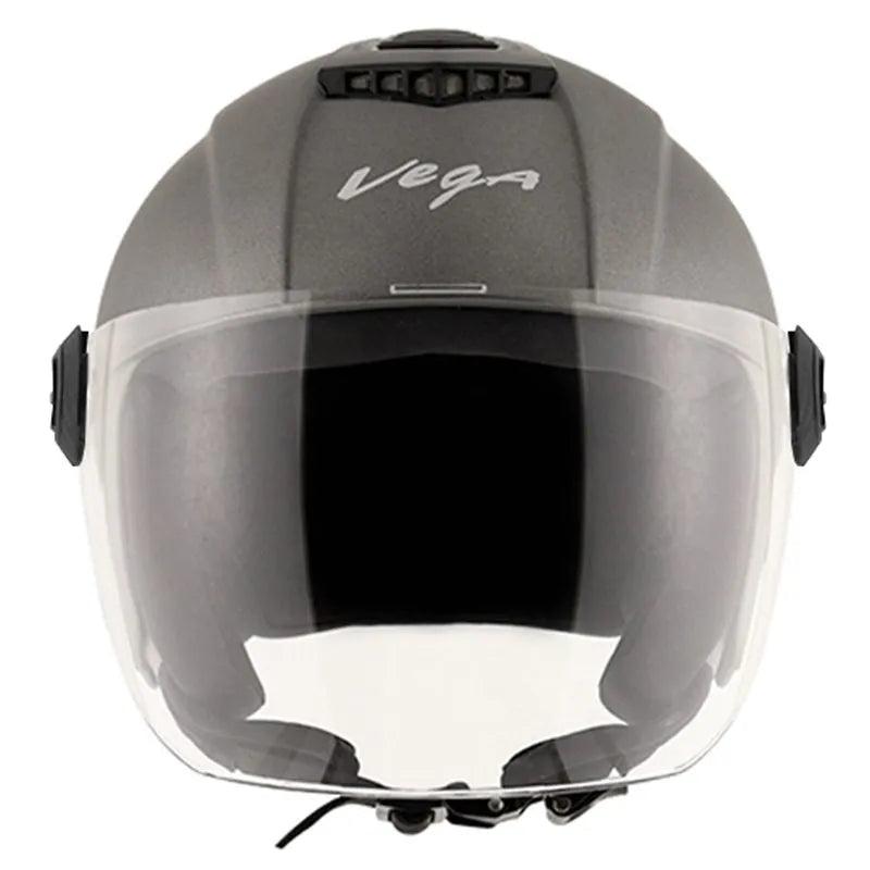 VEGA Aster Dx Dull Anthracite Half Face Helmet