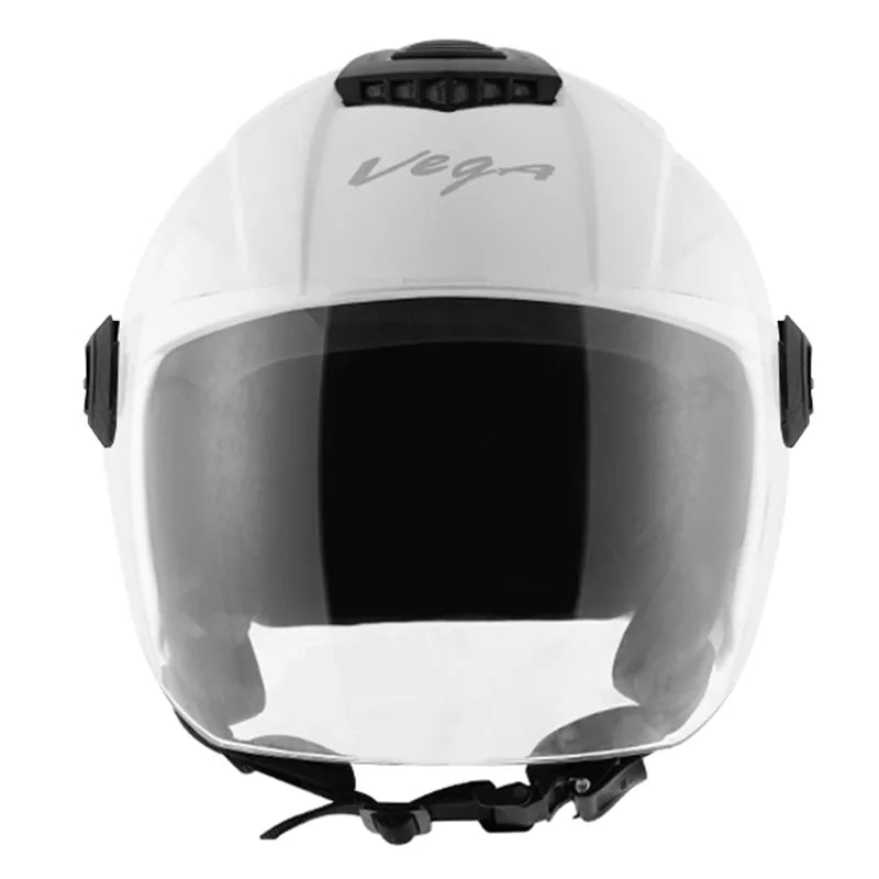 VEGA Aster Dx White Half Face Helmet