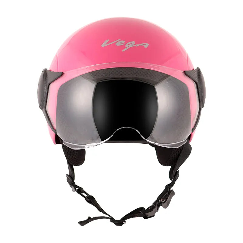 VEGA Atom Pink Half Face Helmet