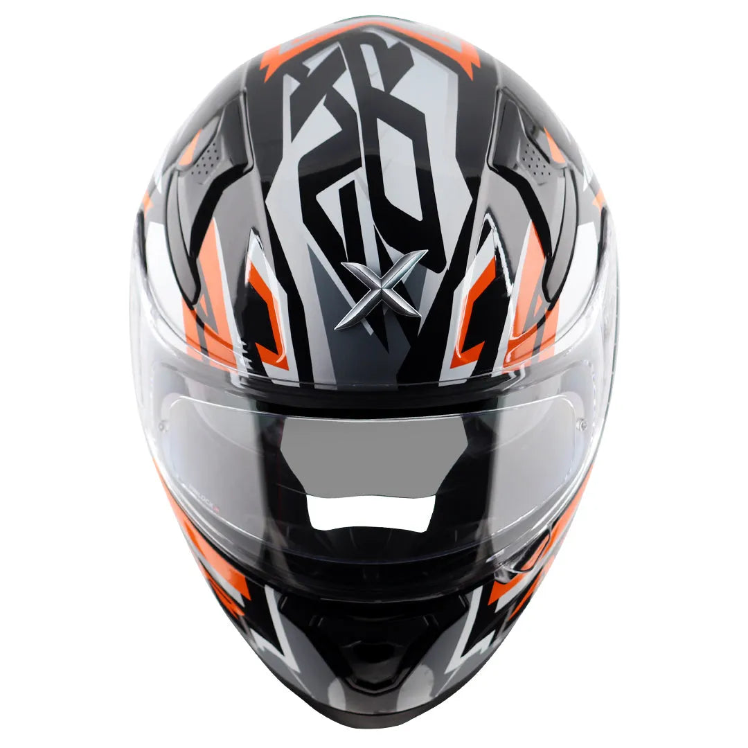 AXOR Apex Streak Black Orange Full Face Helmet