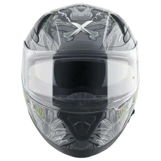 Axor Apex Ascetic Black Gray Full Face Helmet
