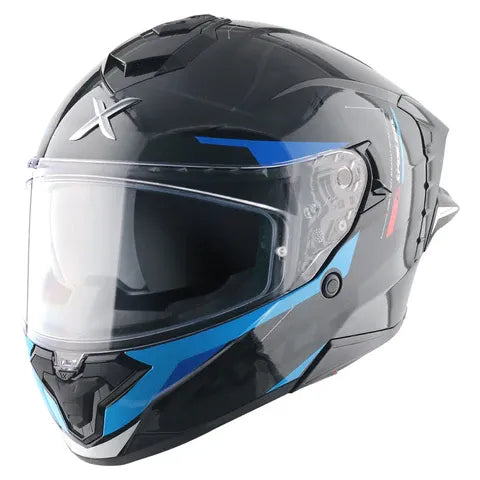 Axor Brutale Kryptic Black Green Full Face Helmet