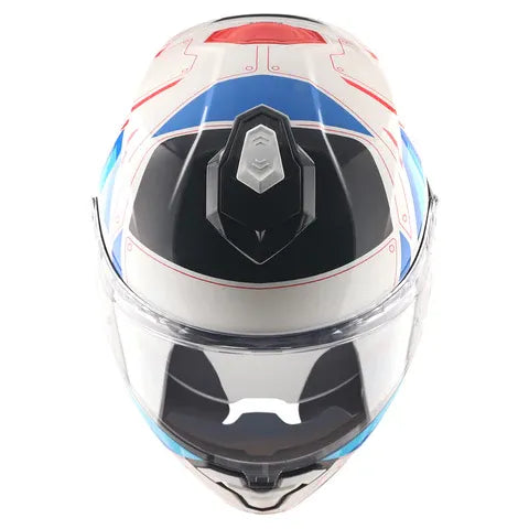 Axor Brutale Ryden White Red Full Face Helmet