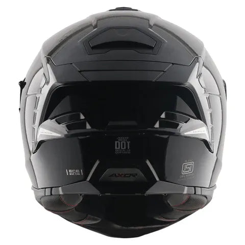 Axor Brutale Solid Black Full Face Helmet