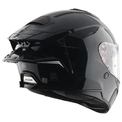 Axor Brutale Solid Black Full Face Helmet