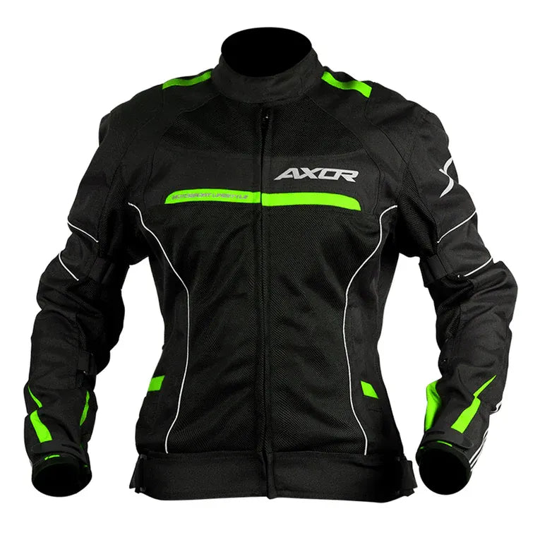 Axor Diva Women's Jacket Black Neon Yellow Riding Gears
