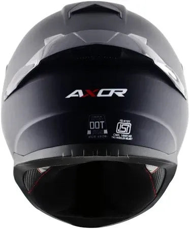 AXOR Saber Dull Black Full Face Helmet