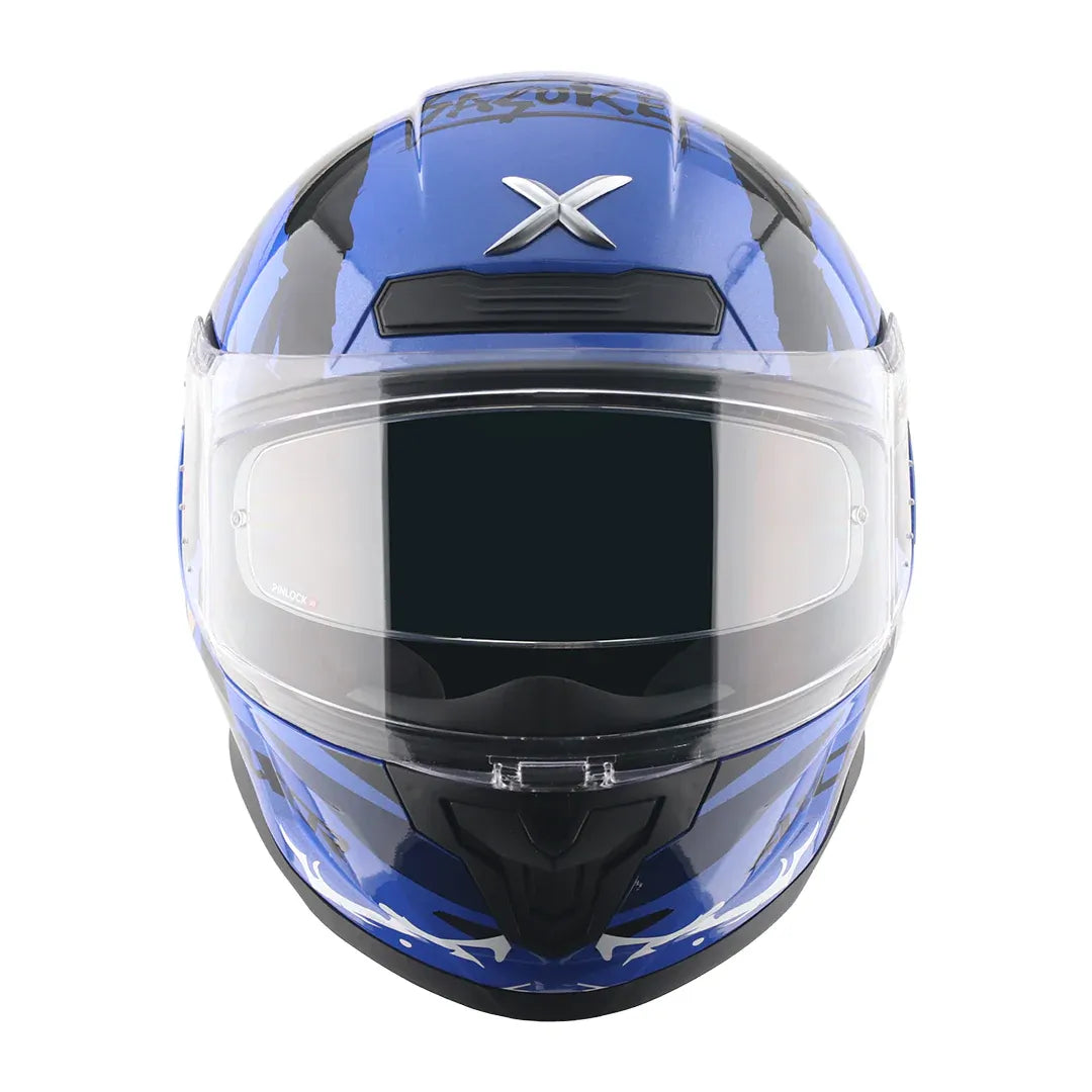 AXOR Saber Sasuke Blue Black Full Face Helmet