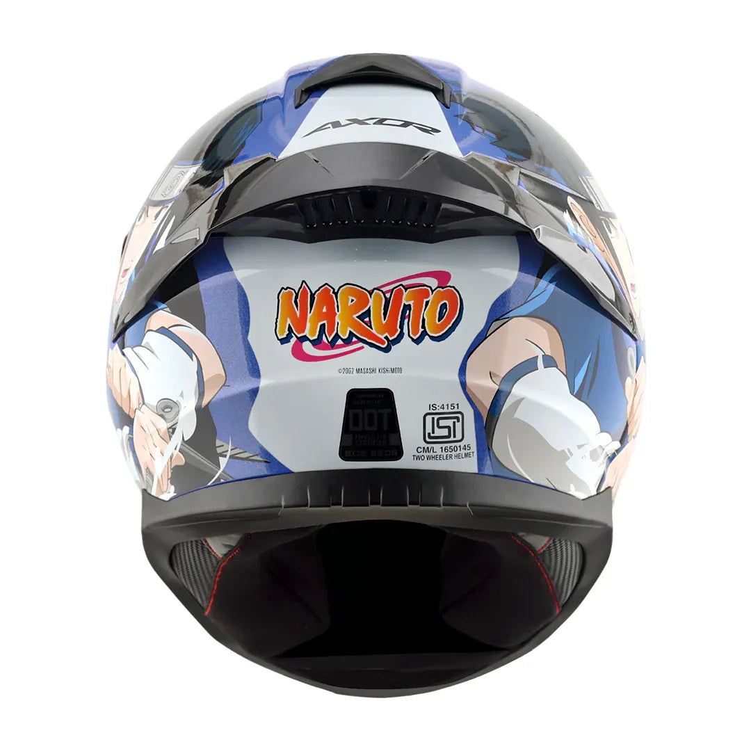 AXOR Saber Sasuke Blue Black Full Face Helmet