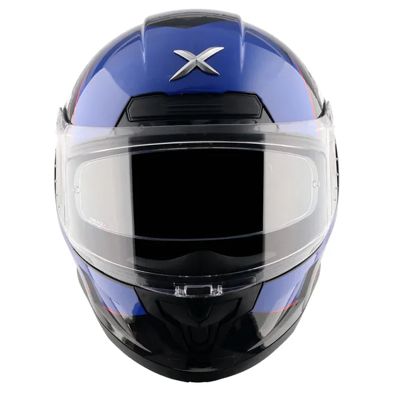 AXOR Saber Shadow Black M Blue Full Face Helmet
