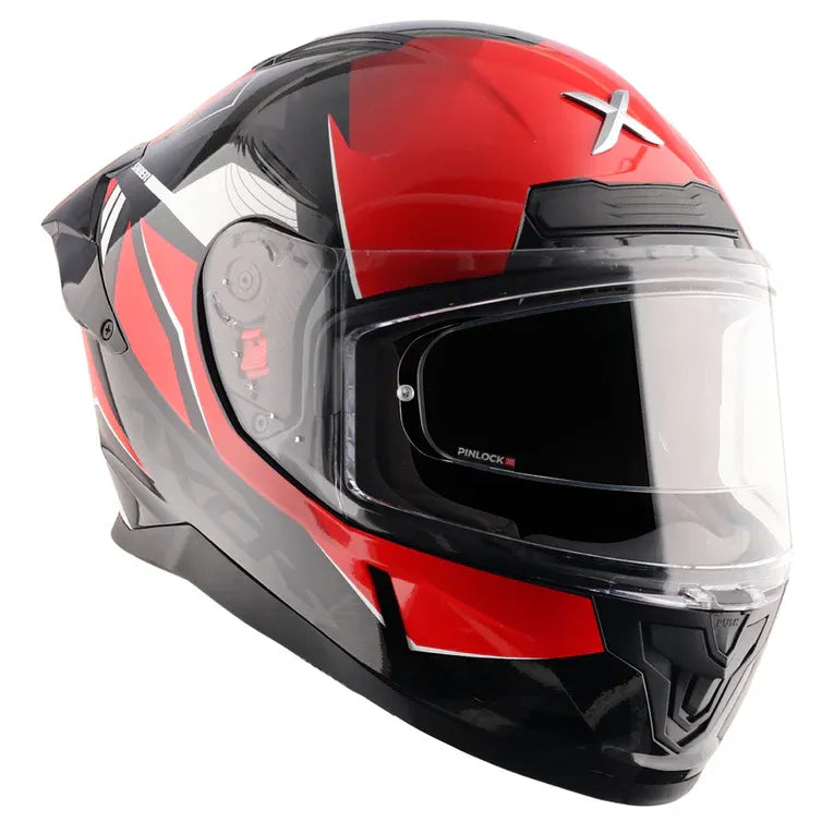 AXOR Saber Shadow Black Red Full Face Helmet