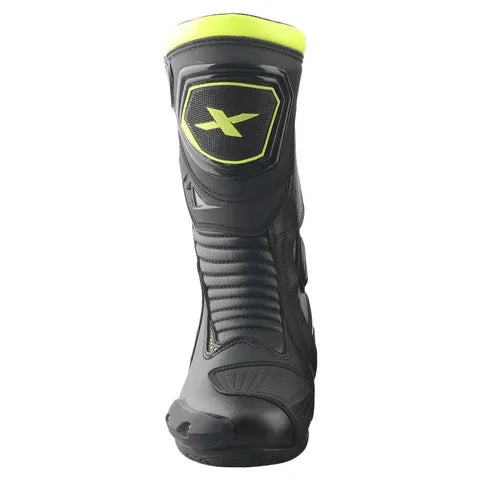 Axor Slip Stream Pro 8 Black Neon Green Riding Gears Boots