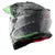 AXOR X Cross Flash Dual Visor Cool Grey Green Off Road Helmet