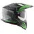 AXOR X Cross Flash Dual Visor Cool Grey Green Off Road Helmet