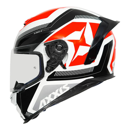 AXXIS 109Bsv Eagle Sv Illes A2 Red Full Face Helmet