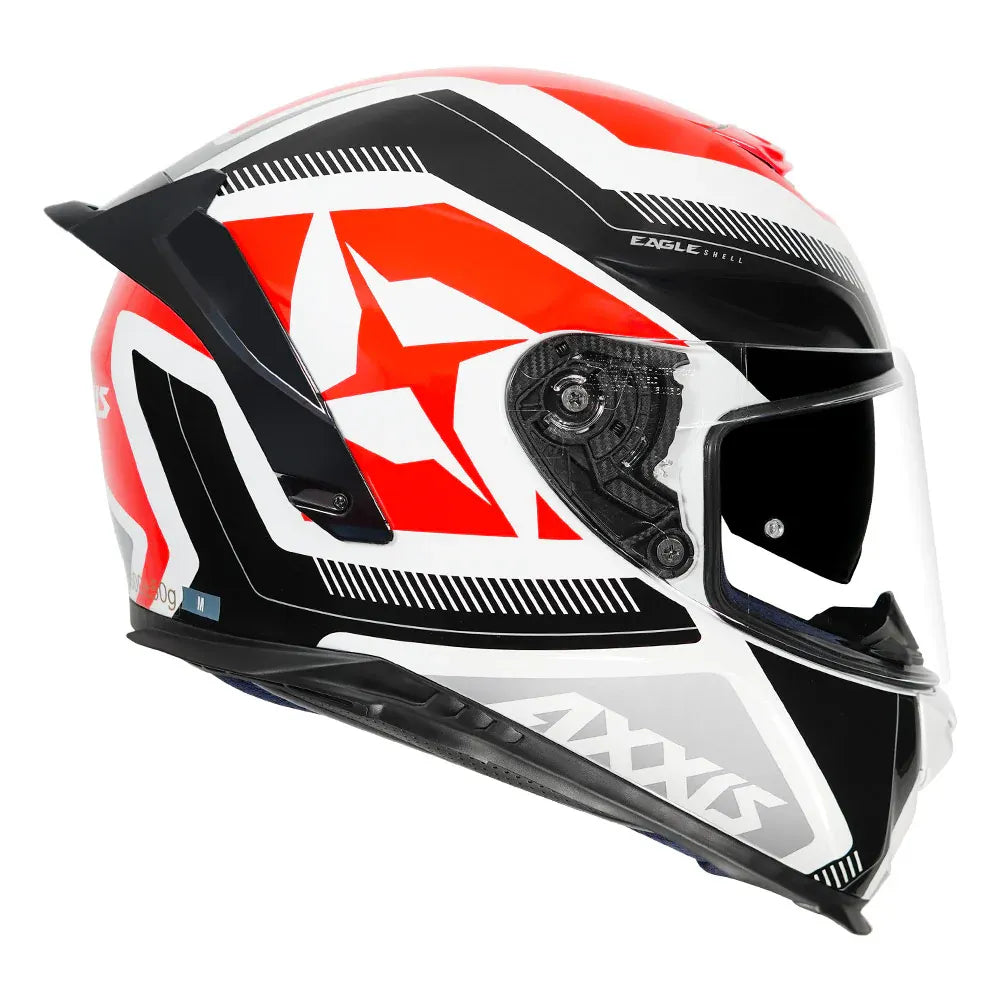 AXXIS 109Bsv Eagle Sv Illes A2 Red Full Face Helmet