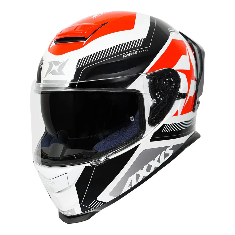 AXXIS 109Bsv Eagle Sv Illes A2 Red Full Face Helmet