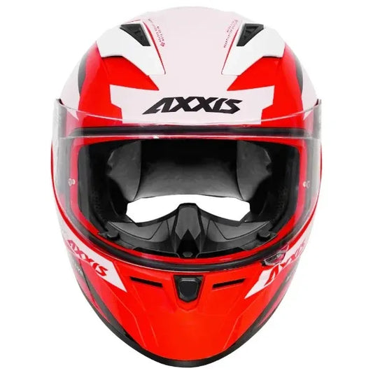AXXIS 117D Seg Dot Active D5 Gloss Red Full Face Helmet