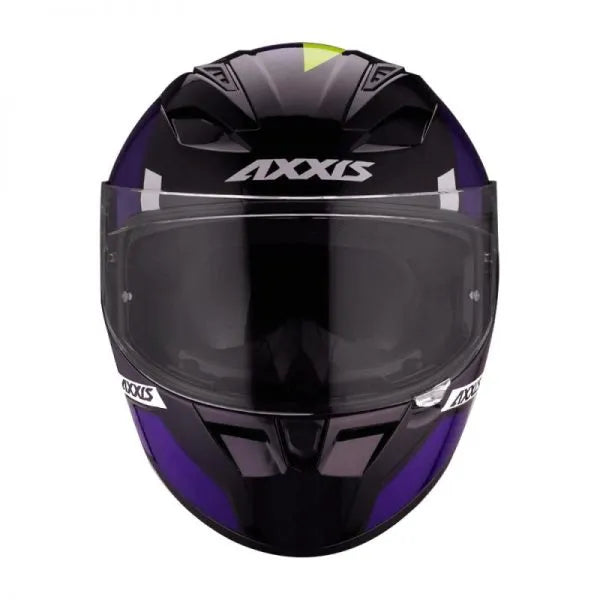 AXXIS 117D Seg Dot Giga B3 Gloss Fluo Yellow Full Face Helmet