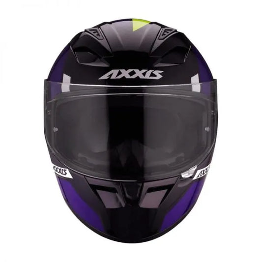 AXXIS 117D Seg Dot Giga B3 Gloss Fluo Yellow Full Face Helmet