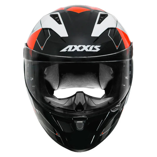 AXXIS 117D Seg Dot Switch B14 Gloss Fluo Orange Full Face Helmet