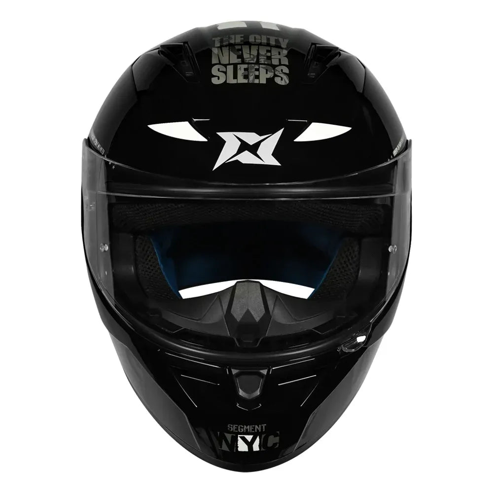 AXXIS Ff117B Segment Nyc B5 Fluor Gloss Full Face Helmet