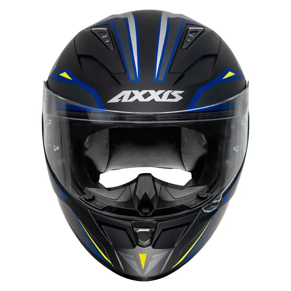 AXXIS Seg Dot Mad B2 Matt Grey Full Face Helmet