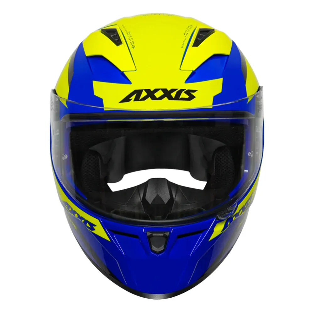 AXXIS Seg Active C7 Gloss Blue Full Face Helmet