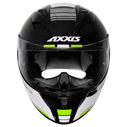 AXXIS Seg Udyr B3 Gloss Black Neon Yellow Full Face Helmet