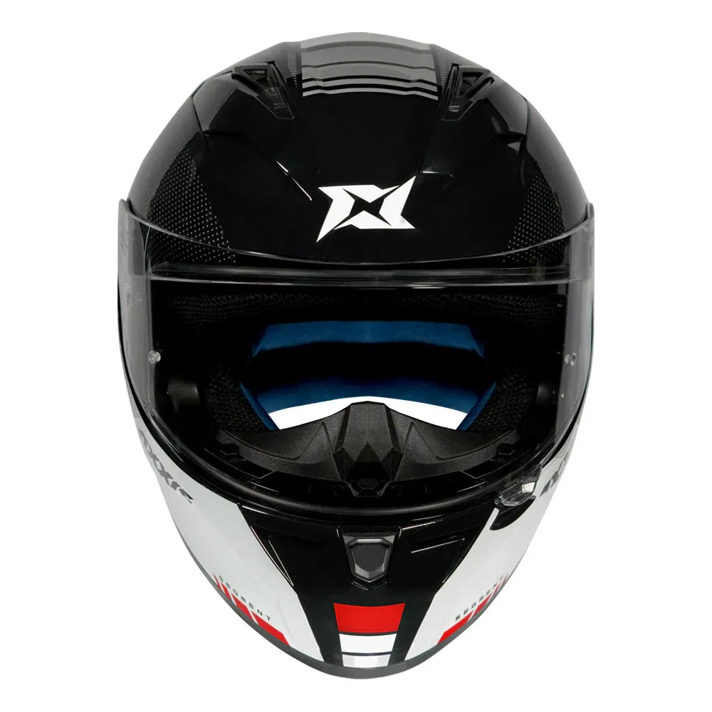 AXXIS Seg Udyr B4 Gloss Red Full Face Helmet