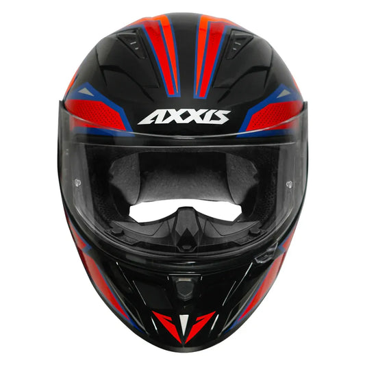 AXXIS Axxs Seg Dot Mad B5 Gloss Red Full Face Helmet