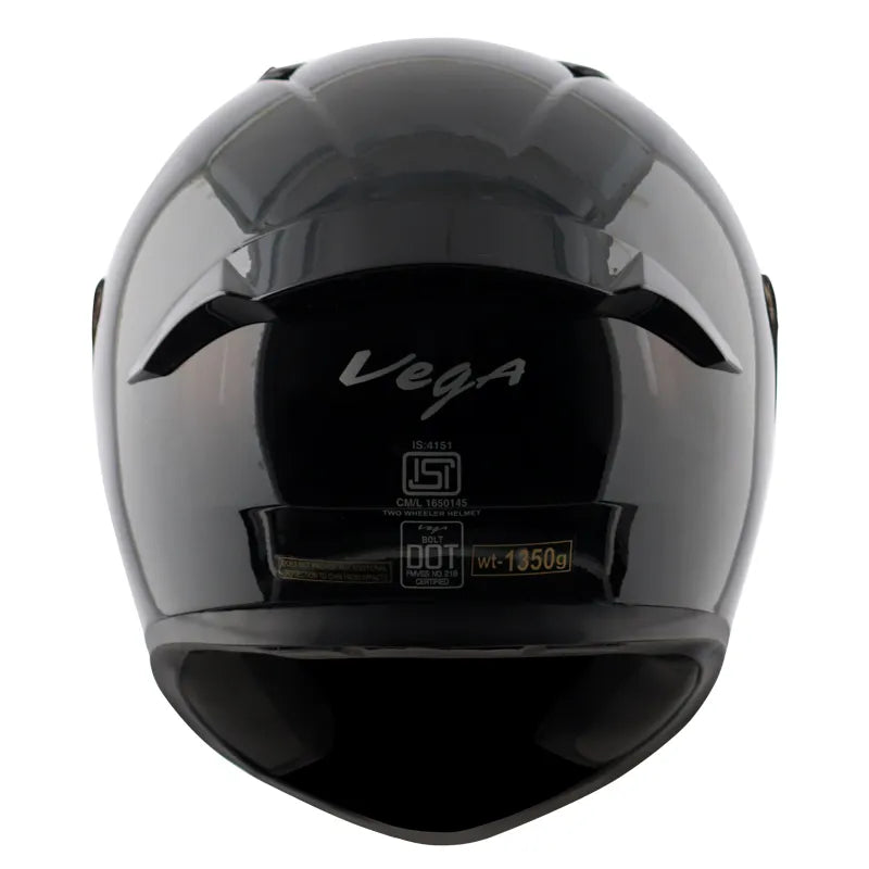 VEGA Bolt Black Full Face Helmet