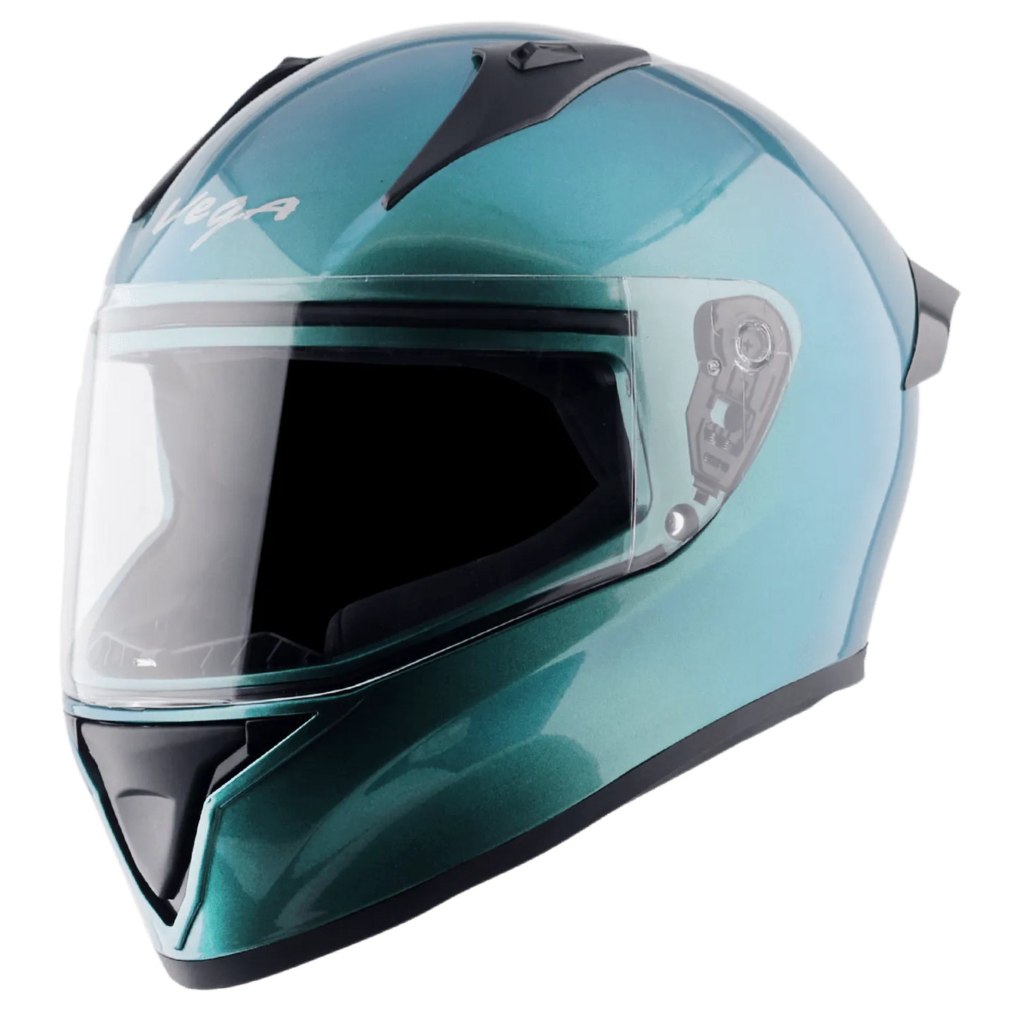 VEGA Bolt Dx Dual Tone Aqua Blue Full Face Helmet