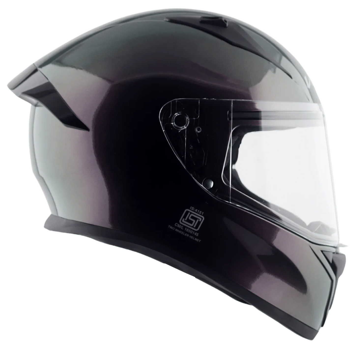 VEGA Bolt Dx Dual Tone Viloet Full Face Helmet