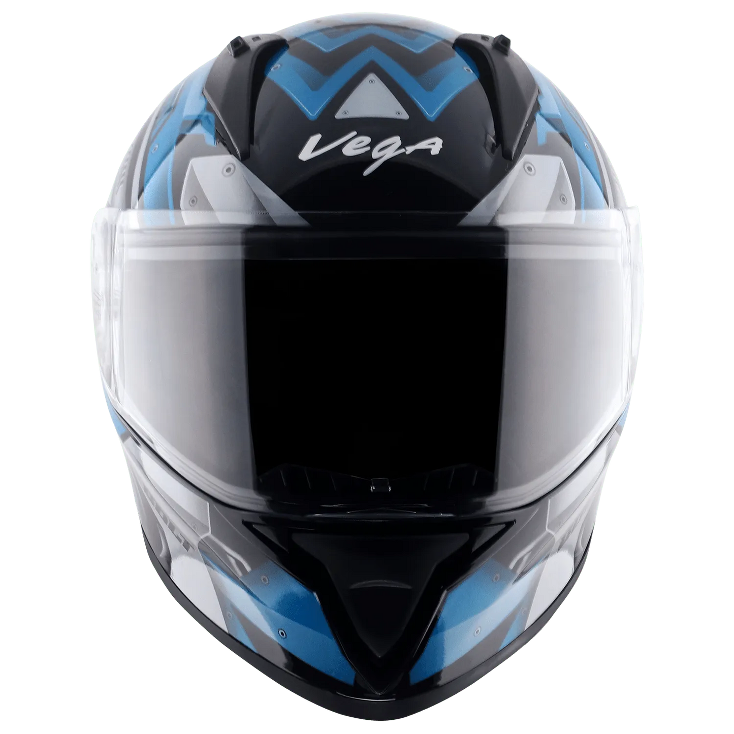 VEGA Bolt Dx Martial Black M Blue Full Face Helmet